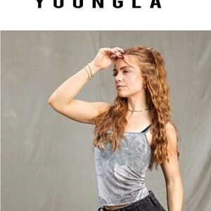 YoungLA Camo Mesh Cami